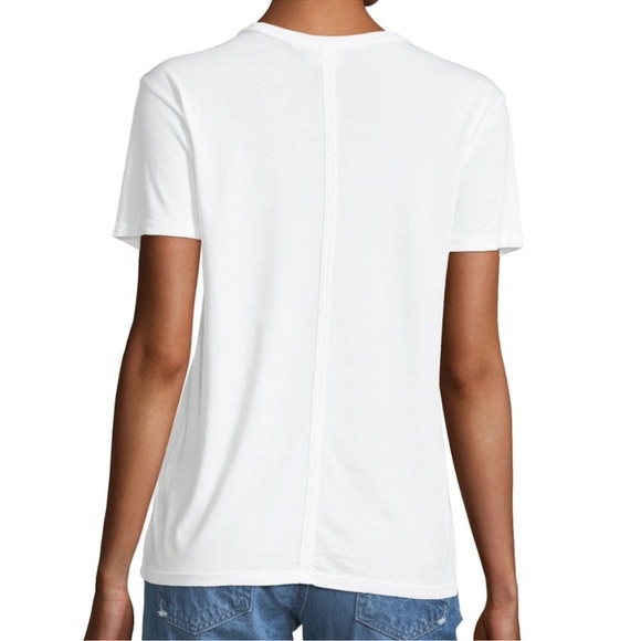 AG Adriano Goldschmied Henson V-Neck Cotton Tee XS - Picture 2 of 8